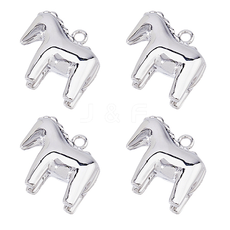 4Pcs Zinc Alloy Pendants FIND-HS0002-60P-1