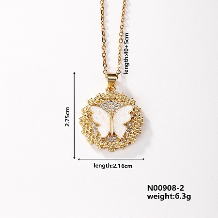 Brass Cute Pendant Necklaces for Women RS8490-1-1