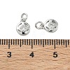 SHEGRACE Brass Micro Pave Cubic Zirconia Pendants XGR-Q3D131-504P-3