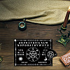 Printed Wood Pendulum Dowsing Divination Board Set DJEW-WH0324-076-7