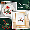 Christmas DIY Embroidery Starter Kits for Beginners AJEW-WH20816-026-5