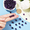 100Pcs Natural Amethyst Beads G-SP0001-22C-4