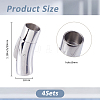 304 Stainless Steel Bayonet Clasps STAS-FH0002-36A-2