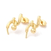Brass Stud Earring Findings KK-M270-34G-1