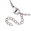 201 Stainless Steel Macrame Pouch Empty Stone Holder for Pendant Necklaces Making NJEW-JN04449-5