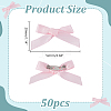 Bowknot Polyester Pins LS-JEWB-WH0010-89C-2