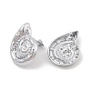 304 Stainless Steel Stud Earrings for Women EJEW-C120-19P-2