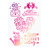 Plastic Drawing Painting Stencils Templates DIY-WH0396-0041-1