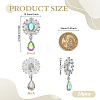16Pcs Alloy Rhinestone Cabochons FIND-FG0004-26C-2