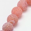 Natural Crackle Agate Beads Strands G-G055-10mm-11-1