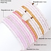 17Pcs Bohemian Stackable Seed Beads Stretch Bracelets PW-WG4899C-01-2