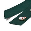 Christmas Polyester Ribbon Safety Pin Brooch JEWB-H012-01B-3