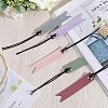 10Pcs 5 Colors Leather Bookmarks AJEW-CP0007-56-4