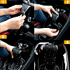 2Pcs Felt Gear Cover AJEW-CL0003-25-5