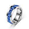 304 Stainless Steel Gear Rotatable Finger Rings FS-WGAD37A-12-1