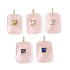 Natural Mixed Stone Pendants G-I391-03G-M-2