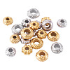 20Pcs 10 Styles 304 Stainless Steel Corrugated Beads STAS-TA0003-14-3