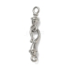 304 Stainless Steel S-Hook Clasps STAS-G373-04P-02-1