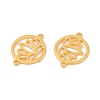 925 Sterling Silver Hollow Connector Charms STER-A046-01G-2