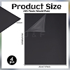 4 Sheets ABS Plastic Mould Plates DIY-OC0015-88B-2