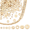   120Pcs 4 Styles Brass Spacer Beads KK-PH0006-88-1