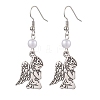 Tibetan Style Alloy Dangle Earrings EJEW-JE05956-01-1