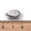 Rectangle Brass Box Clasps KK-P291-48P-01-3