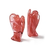 Synthetic Watermelon Stone Glass Carved Angle Figurines GG-CBA9C2C-A13-2