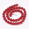 Natural Malaysia Jade Beads Strands G-K288-8mm-04-2