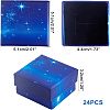 Starry Sky Pattern Cardboard Jewelry Boxes CBOX-BC0001-40A-3