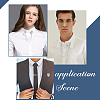 2Pcs 2 Style Men's Dragon Suit Collar Brooches JEWB-GF0001-22P-5