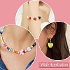 30Pcs 5 Colors Transparent Acrylic Beads MACR-CJ0002-44-7