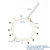 Star Brass Enamel Charm Bracelets X-BJEW-JB05221-02-4