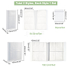 2 Sets 2 Style PVC Transparent Storage Bag AJEW-PH0003-02-4
