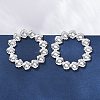 304 Stainless Steel Stud Earrings for Women LS-EJEW-K306-18P-2