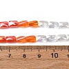 Electroplate Glass Beads Strands EGLA-D300-05-14-4