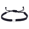 1Pc Adjustable Nylon Cord Braided Bracelets for Women Men BJEW-LP0001-34U-P-1