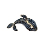 Whale Alloy Full Rhinestone Sea Animal Brooch PW-WGFCED2-01-3