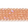 Transparent Electroplate Glass Beads Strands LS-EGLA-A039-T4mm-L15-1