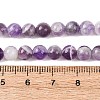 Natural Chevron Amethyst Beads Strands G-P428-04A-6mm-5