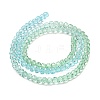 Transparent Painted Glass Beads Strands LS-DGLA-A034-T3mm-A16-5