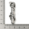 316 Surgical Micro Pave Cubic Zirconia Stainless Steel Pendants STAS-Z073-60AS-01-3