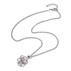 304 Stainless Steel Macrame Pouch Empty Stone Holder for Pendant Necklaces Making NJEW-JN04416-1