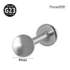 G23 Titanium 17 Gauge Threadless Labrets WGEEA58-01-1