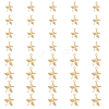 40Pcs 2 Style Brass Pendants KK-HY0003-38-1
