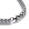 304 Stainless Steel Box Chains Necklaces NJEW-F242-17P-4