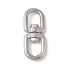 Non-Tarnish 304 Stainless Steel 8 Shape Swivel Clasps STAS-S127-03P-04-1