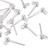 925 Sterling Silver Ear Stud Findings STER-K167-042A-S-4