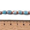 Handmade Millefiori Glass Oval Beads Strands LK-Z001-02A-04-4