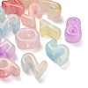 Two Tone Opaque Acrylic European Beads AC-CBA5040-05-1